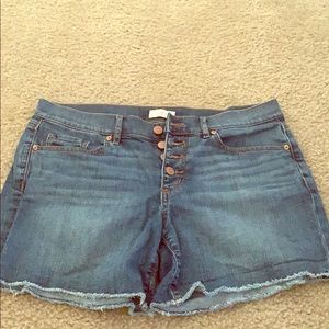 Loft jean shorts